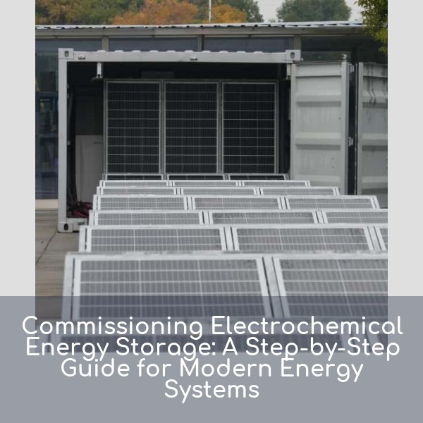 Commissioning Electrochemical Energy Storage: A Step-by-Step Guide for Modern Energy Systems